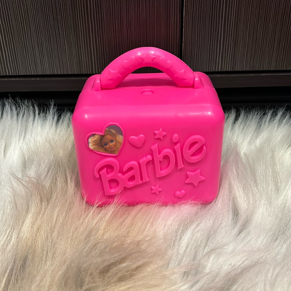 Vintage 1994 Barbie On The Go Travel Case Storage Box Tara Toy